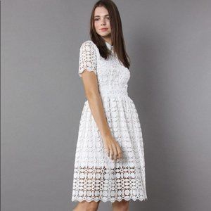 Splendid Crochet white dress